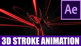 After Effects Tutorial - 3D Stroke Logo Animation with Trapcode