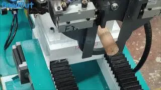 GoodCut wood lathe machine working