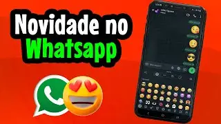 CHEGOU NOVIDADE NO WHATSAPP! EMOJIS ANIMADOS