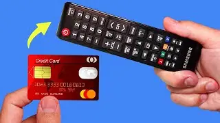 Once You Learn This Trick, You'll Never Throw A Credit Card In The Trash Again! How To Fix TV Remote