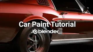 How to Make Car Paint with Flakes in Blender