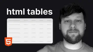 Use HTML Tables to Display Data