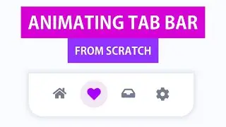 Animating Tab Bar | HTML CSS JS Tutorial