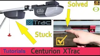 Centurion XTrac garage door opener keeps getting stuck - won't open solved.