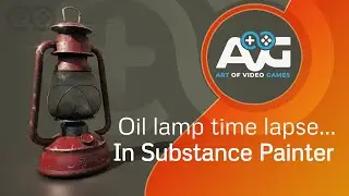 Painting an Oil Lamp in Substance Painter