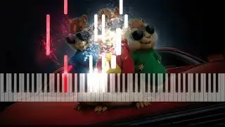 The Chipmunk Song (Christmas, Don't Be Late) Piano Tutorial, Sheet Music