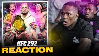 Israel Adesanya Reacts to Sean O’Malley’s INSANE Knock Out at UFC 292