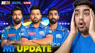 LIVE UPDATE! BUYING MI Licensed Team In RCPL 2024 RC 24 (Real Cricket 24) (HARD MODE)