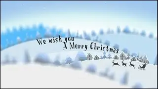 After Effects Template: Christmas Wishes Opener