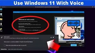 How To Enable Voice Access in Windows 11.