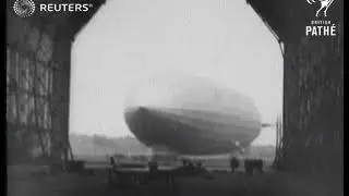 Bound for frozen north! Germanys mighty Graf Zeppelin starts on daring flight for scienti...(1931)