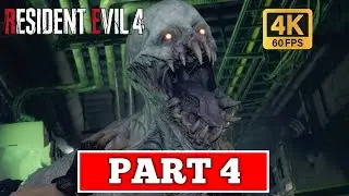 RESIDENT EVIL 4 REMAKE Gameplay Walkthrough Part 4 FULL GAME [4K 60FPS] - No Commentary