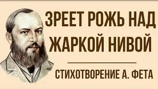 «Зреет рожь над жаркой нивой» А. Фет. Анализ стихотворения