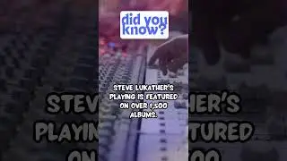 Did you know Steve Lukather played on Thriller? (Recording History Facts) #stevelukather #guitar