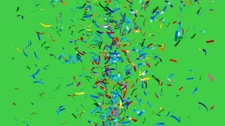 Confetti Falling Celebration green screen effect HD video no copyright | Crazy Editor