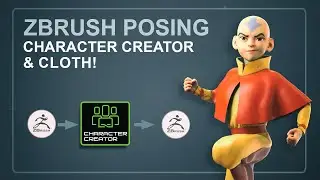 Character Creator Cloth Simulation & Painting Weights, with ZBrush Cloth Sculpting!