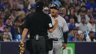 Blue Jays and Yankees Fighting About 3rd Base Coachs Box