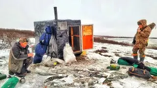 СЧАСТЛИВЫЕ ЛЮДИ АРКТИКИ! СУРОВАЯ РЫБАЛКА И ЖИЗНЬ НА КРАЮ СВЕТА ! Заполярье ч.5