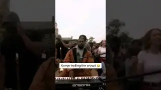 Kanye trolled the crowd 😂🦅 #kanyewest #rap #concert #hiphop #fyp #viral #tiktok #foryou #shorts