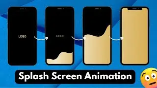 Splash screen animation in figma | Easy Tutorial 