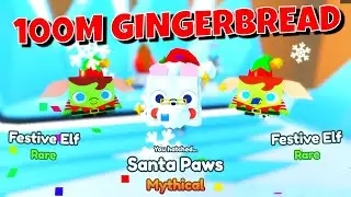 OPENING MYTHICAL PETS in PET SIMULATOR X  [100M Gingerbread]