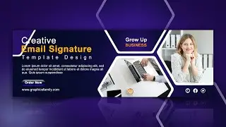 Photoshop Tutorial - Professional Email Signature Design