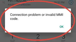 Connection Problem Or Invalid Mmi Code Kaise Theek Karen | Mmi Complete Problem