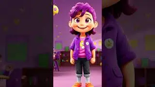 The Color Song: Purple and Orange | Fun Kids' Song with Lyrics #colors  #kidscolouringvideo