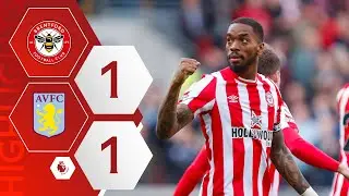 Brentford 1-1 Aston Villa | Toney hits 19 for the season! 🔥 | Premier League Highlights