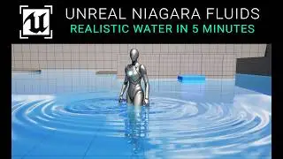 Unreal 5 - Realistic Interactive Water in 5 Minutes