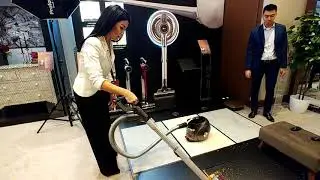 LG CordZero vacuum cleaner demo