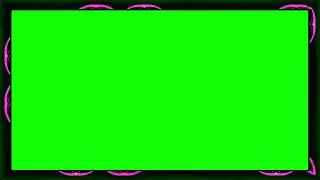 Photo frame green screen, Video frame borders, Green screen Frame animation free