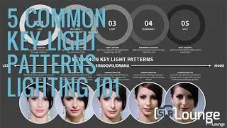 5 Common Key Light Patterns | Lighting 101