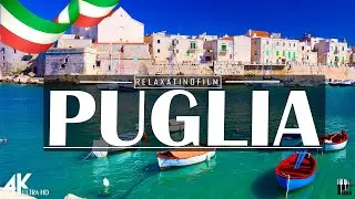 Beautiful Puglia 4K • Relaxing Italian Music, Instrumental Romantic • Video 4K UltraHD