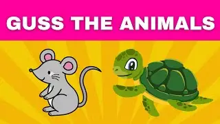 Guess the animals | Animal Quiz for kids @TushaTv