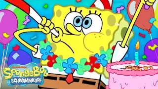 SpongeBob | Bikini Bottoms GRÖSSTE Geburtstagspartys! | 30-MINUTEN-COMPILATION | Schwammkopf