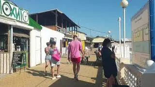 Пляж У Судоверфи. Морские прогулки. Рыбалка. Время и цены. Лазаревское Сочи. Июнь 2023. Воздух +28 С