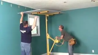 Ceiling Cover-Up - How to Use a Drywall Lift