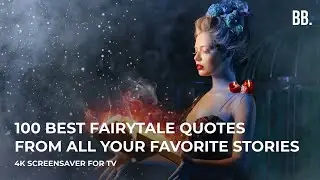 100 Quotes & Sayings from Famous Сartoons | 4K Disney Quotes Screensaver for 4K TV