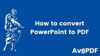 How to convert a PowerPoint document to PDF online