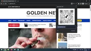How to create a QR code for your site By Google Chrome
