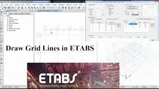 CSI ETABS - 01 - Draw General Grid, Reference points & Reference Planes in ETABS | Part 3