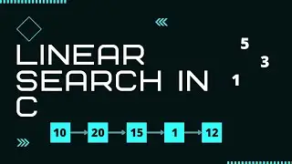 Linear Search Algorithm in C Programming | letsbug