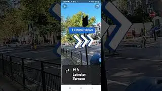 "Live View" makes sure we know where to turn in London