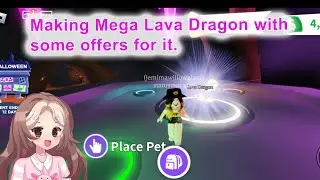 Making Mega Lava Dragon with offers in Adopt Me (roblox)
