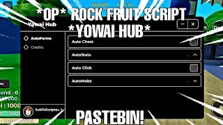 [+X30 Megumin and Muaythai+BETA!!]Rock Fruit Script *Yowai Hub* For Mobile And Pc | Pastebin | 2024