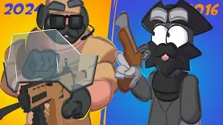 Blackbeard in Siege | NOW vs THEN