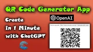 Build a QR Code Generator App in 1 Minute using ChatGPT #chatgpt #openai