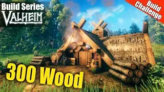 Valheim: 300 Wood Starter House | Build Challenge | Ep 44