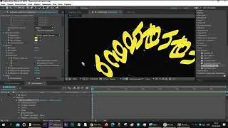 Эффект Текст по контуру  Path Text  After Effects